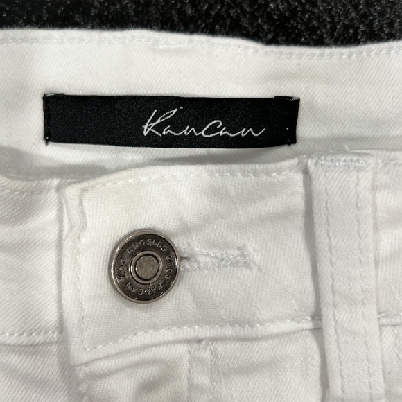 KanCan Brianna White Mid Rise Ankle Skinny Jeans Size 5/26 - Picture 9 of 11